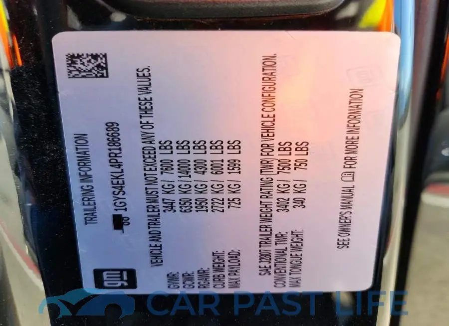 1GYS4EKL4PR186689# 14