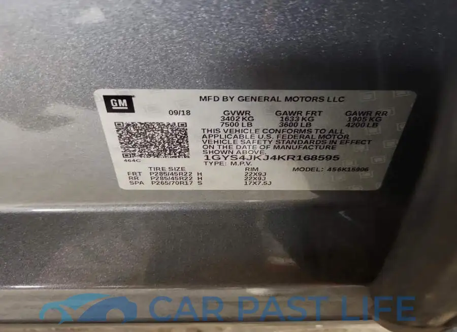 1GYS4JKJ4KR168595# 13