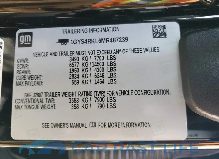 1GYS4RKL6MR487239# 13