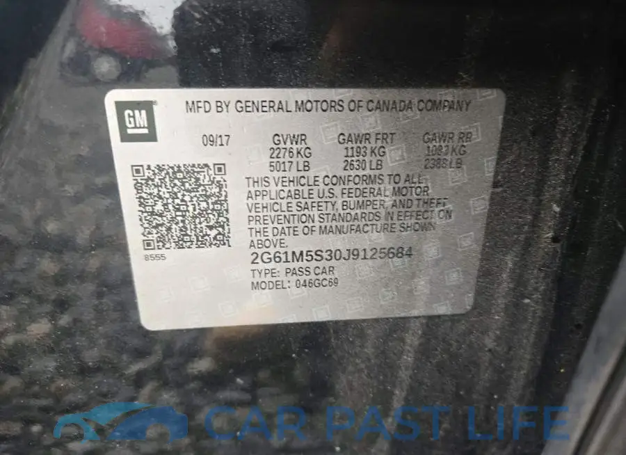2G61M5S30J9125684# 13