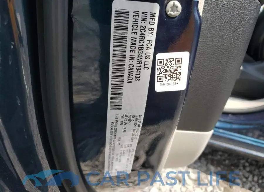 2C4RC1BG4NR194138# 13