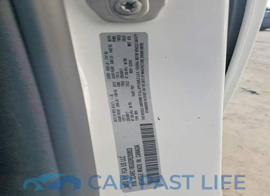 2C4RC1BG6SR530853# 13