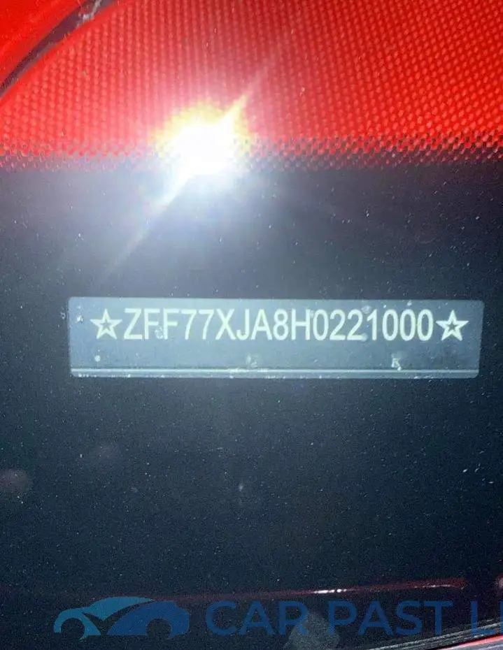 ZFF77XJA8H0221000# 10