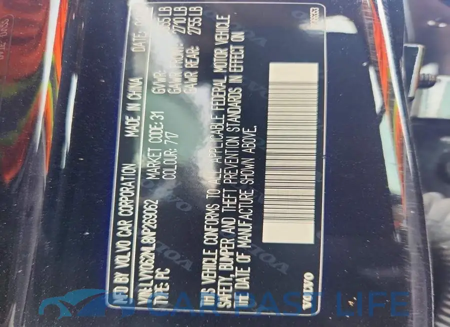 LVY062ML8NP269062# 13