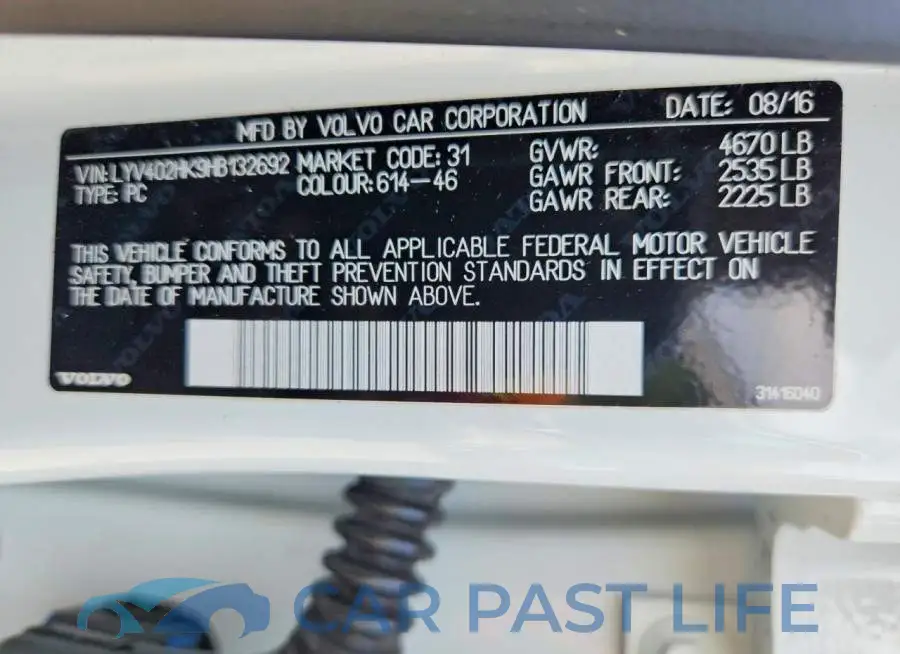 LYV402HK9HB132692# 13