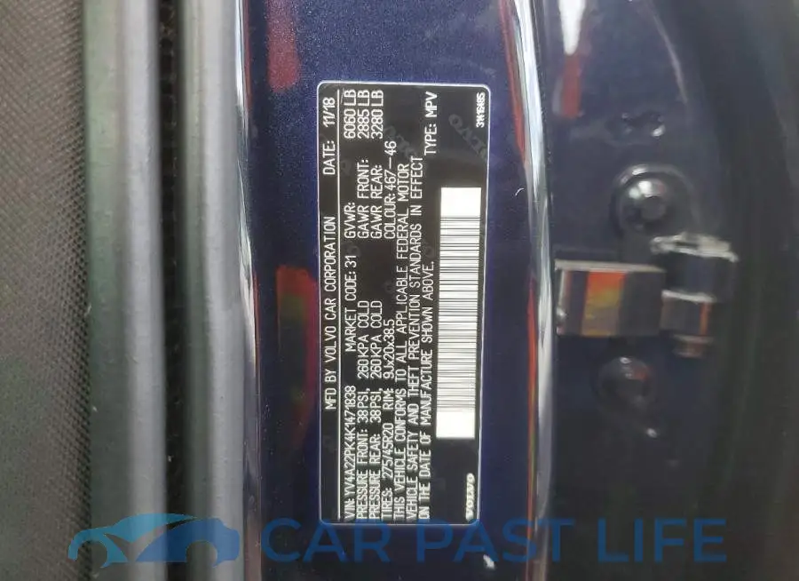 YV4A22PK4K1471838# 13