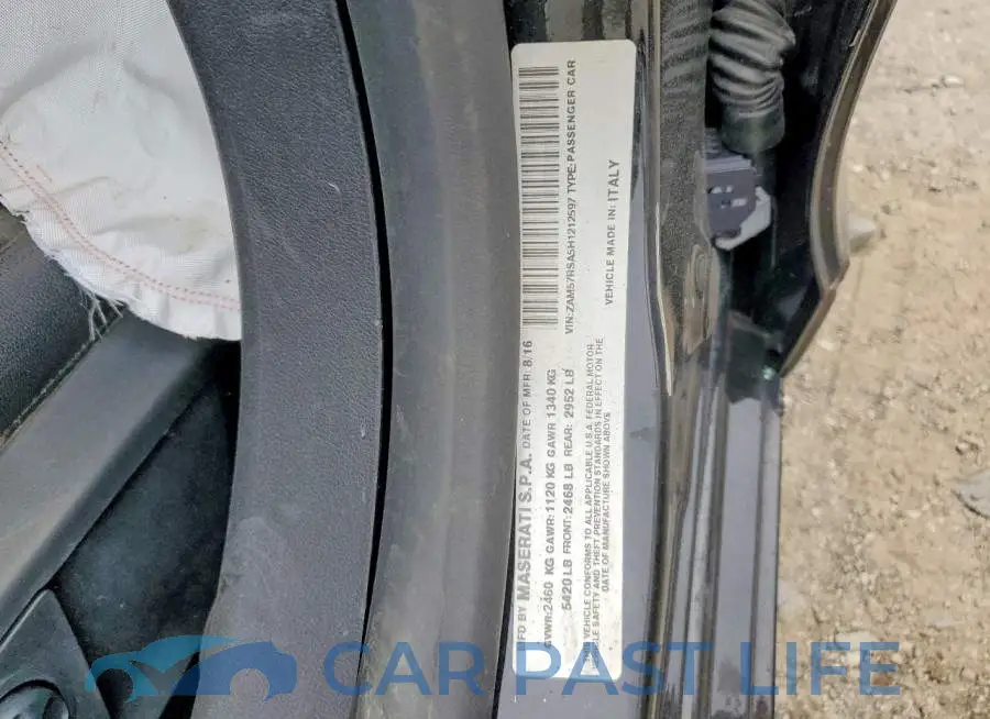 ZAM57RSA5H1212597# 12