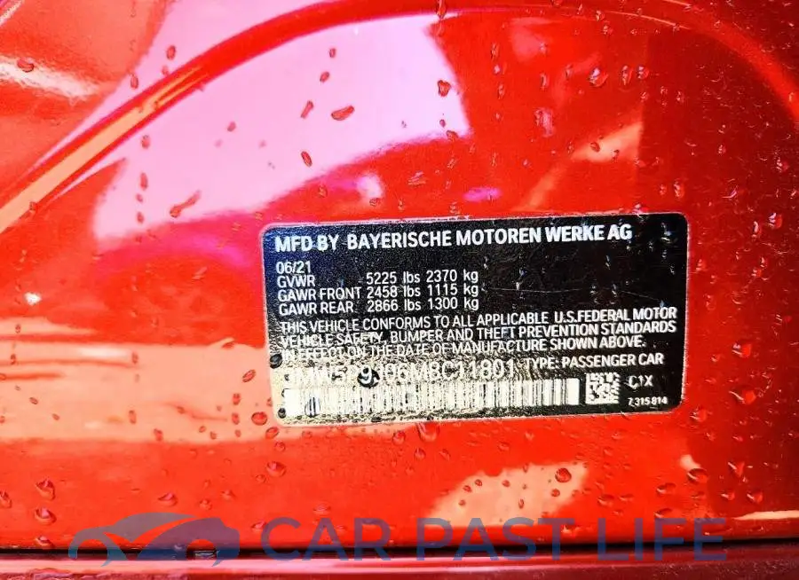 3MW5P9J06M8C11801# 12