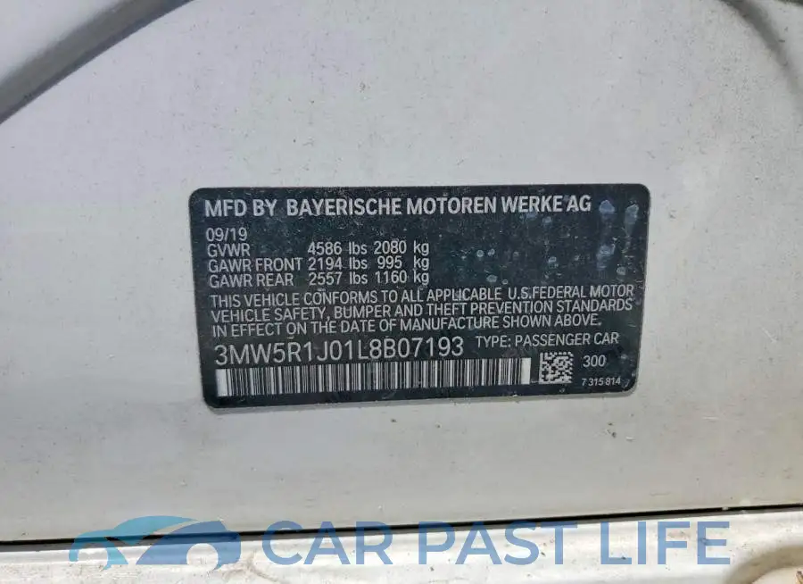 3MW5R1J01L8B07193# 12