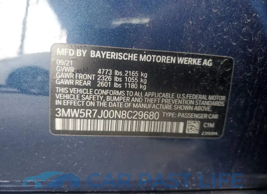 3MW5R7J00N8C29680# 12