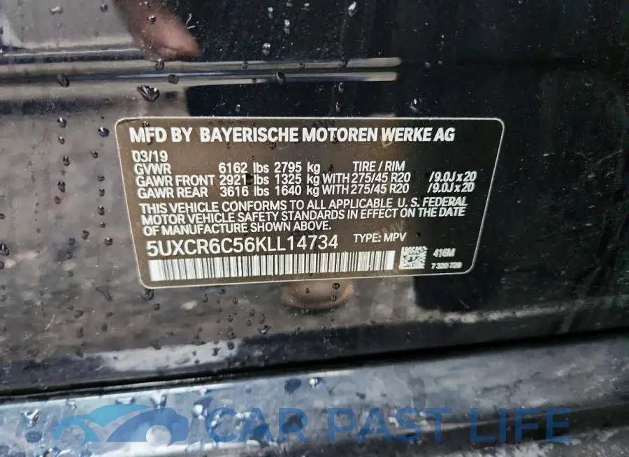 5UXCR6C56KLL14734# 13