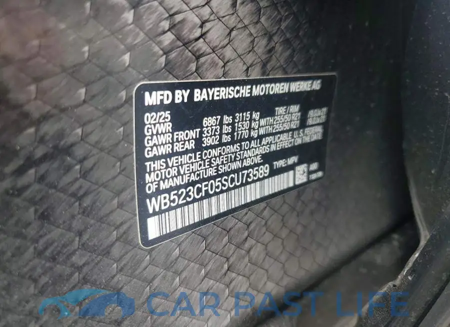 WB523CF05SCU73589# 12