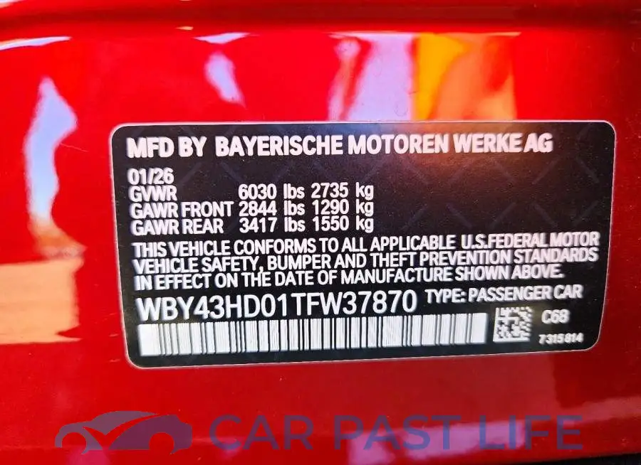 WBY43HD01TFW37870# 13