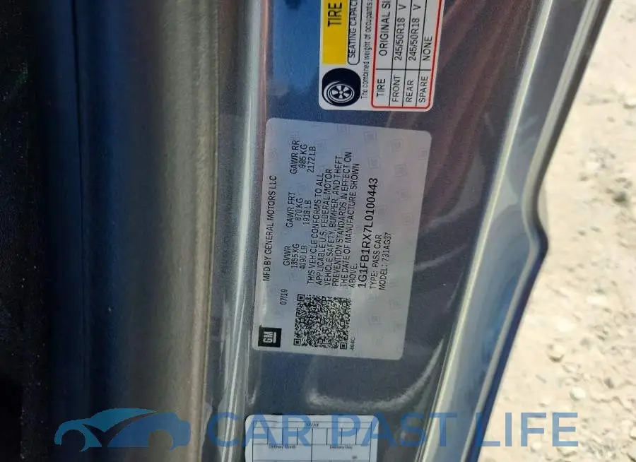 1G1FB1RX7L0100443# 13