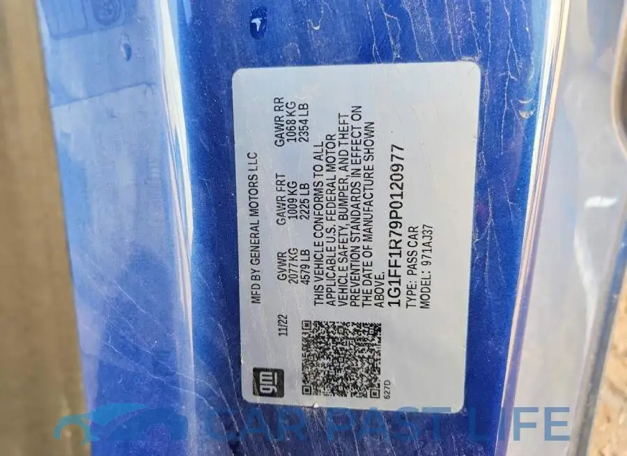1G1FF1R79P0120977# 12