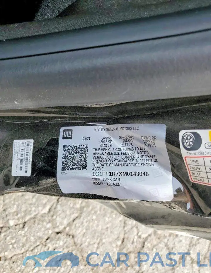 1G1FF1R7XM0143048# 13