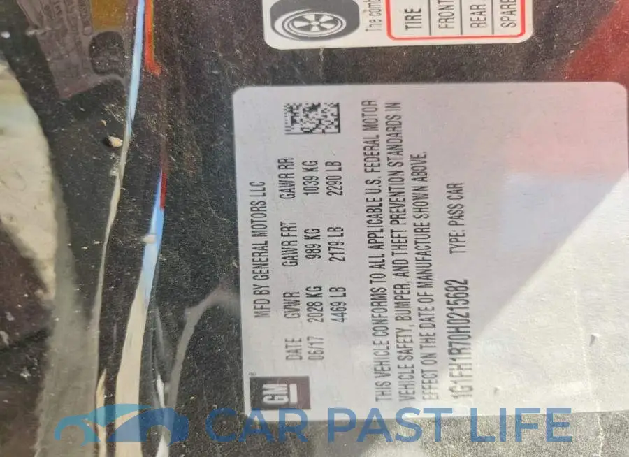1G1FH1R70H0215682# 12
