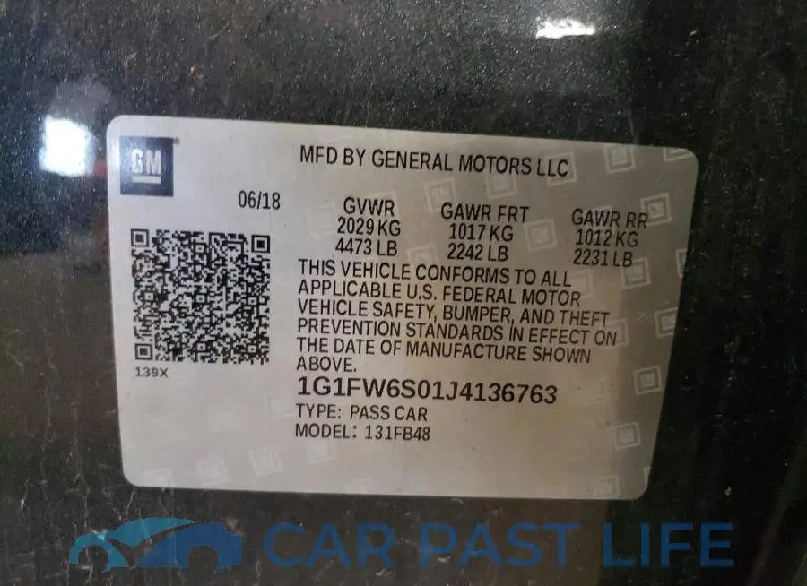 1G1FW6S01J4136763# 12