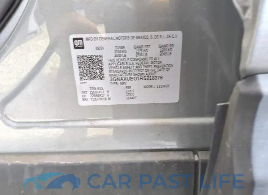 3GNAXUEG1RS218376# 14