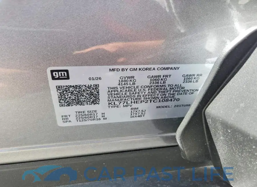 KL77LHEP2TC108470# 12