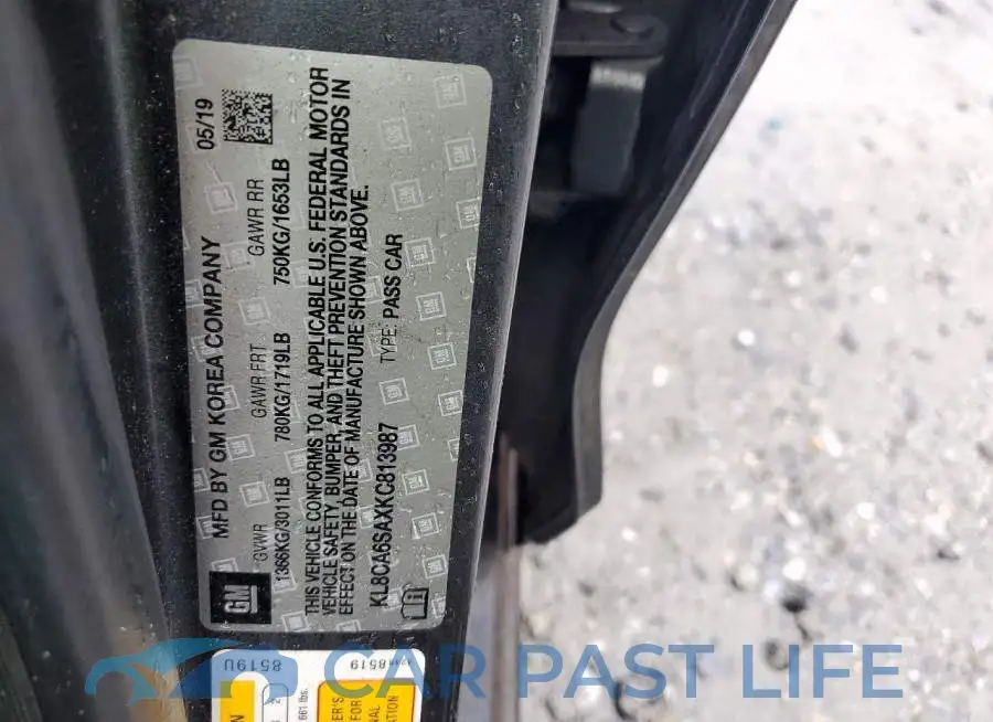 KL8CA6SAXKC813987# 12