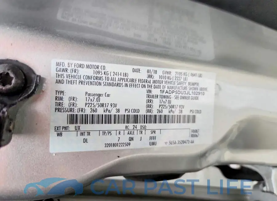 1FADP5DU3JL102910# 13