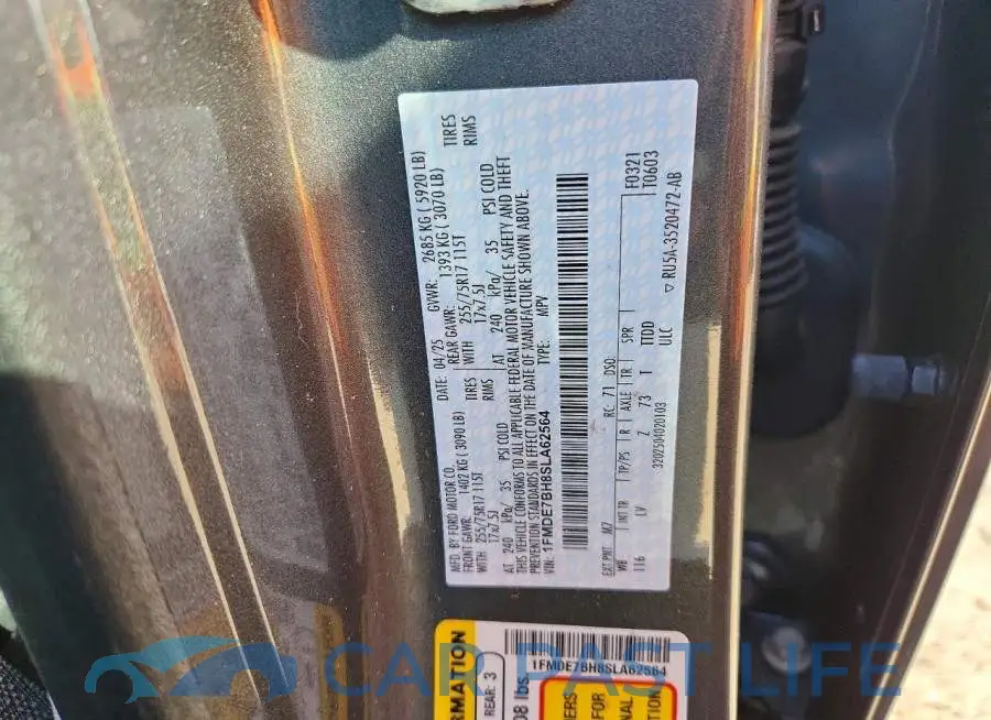 1FMDE7BH8SLA62564# 12