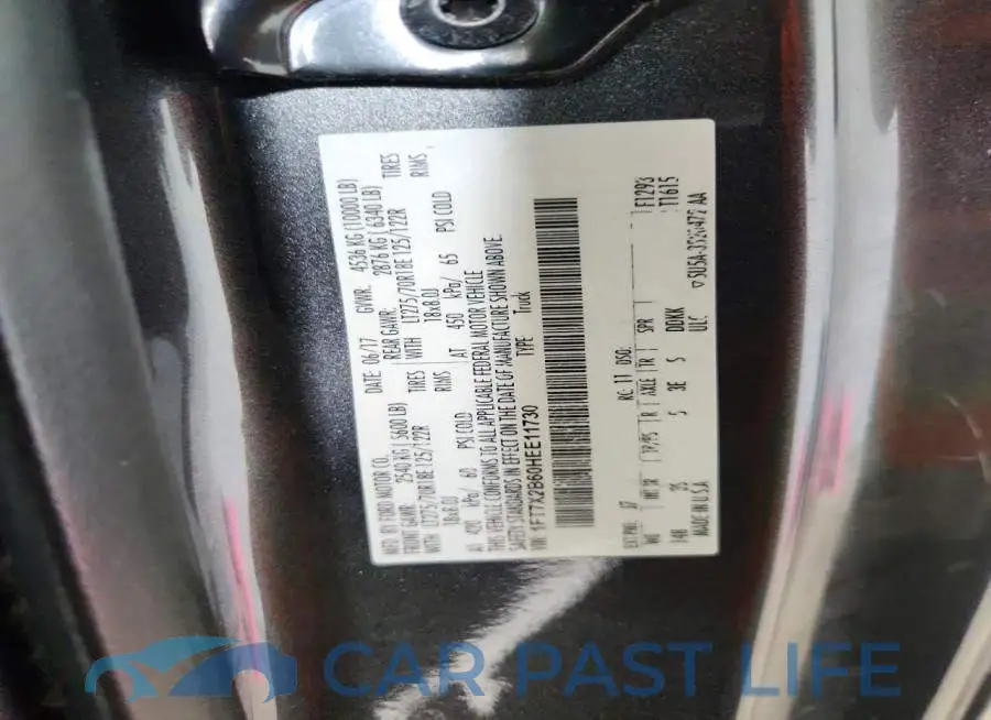 1FT7X2B60HEE11730# 12