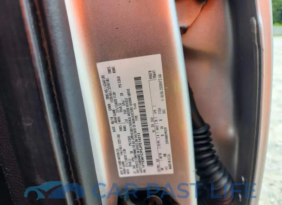 1FTEW1CP5JFE14313# 12
