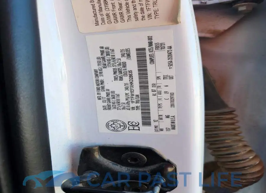 1FTFW1EFXHKD28635# 12