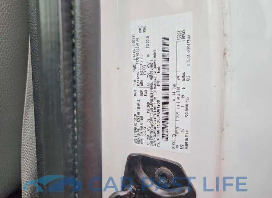 1FTMF1CB0JFD61200# 12