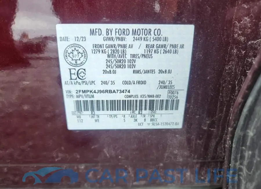 2FMPK4J96RBA73474# 13