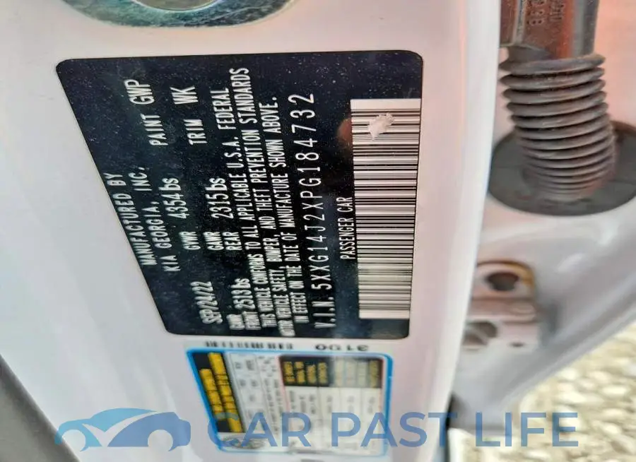 5XXG14J2XPG184732# 12
