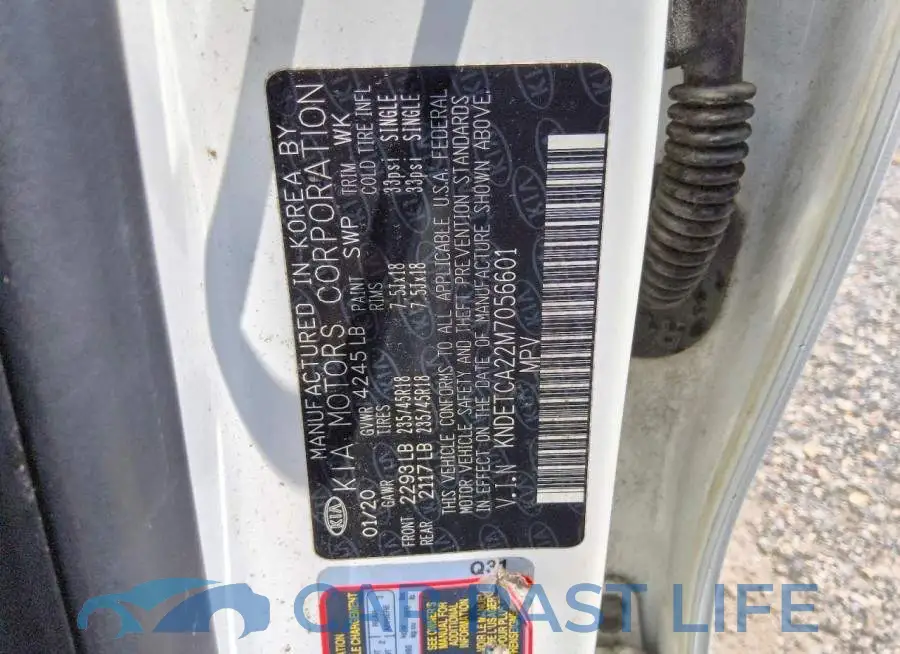 KNDETCA22M7056601# 13