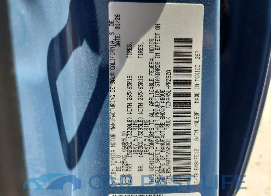 3TMLB5JN0TM230881# 12
