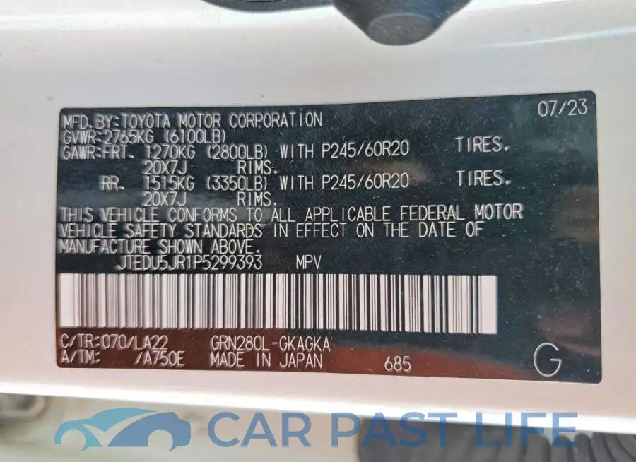 JTEDU5JR1P5299393# 14