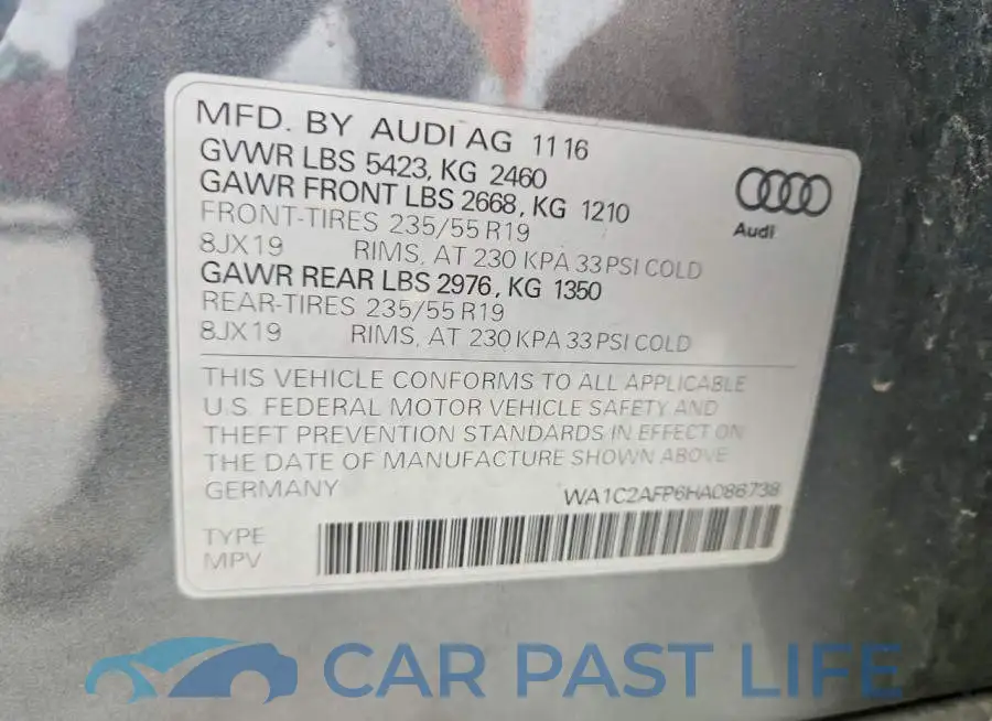 WA1C2AFP6HA086738# 14