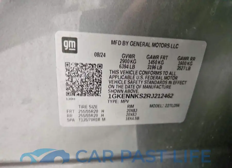 1GKENNKS2RJ212462# 13
