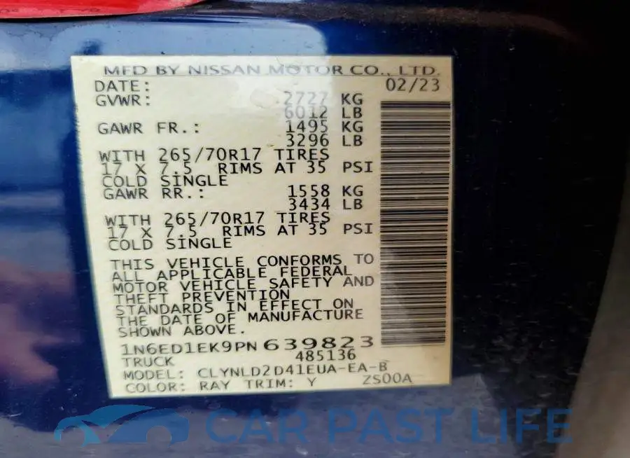 1N6ED1EK9PN639823# 13