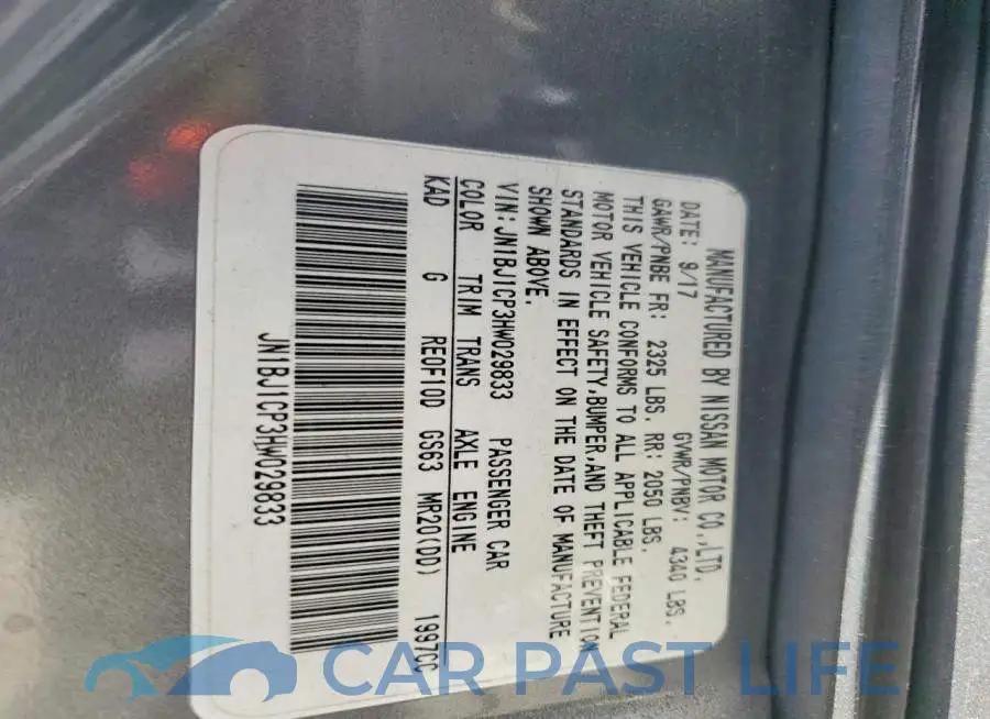 JN1BJ1CP3HW029833# 13