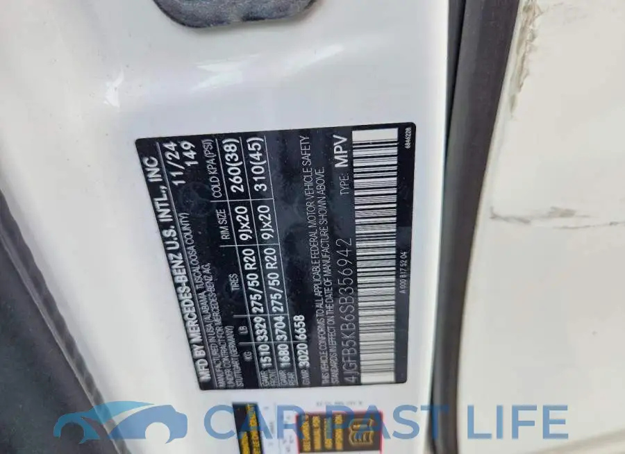 4JGFB5KB6SB356942# 13
