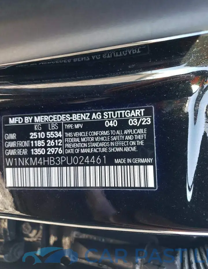 W1NKM4HB3PU024461# 12