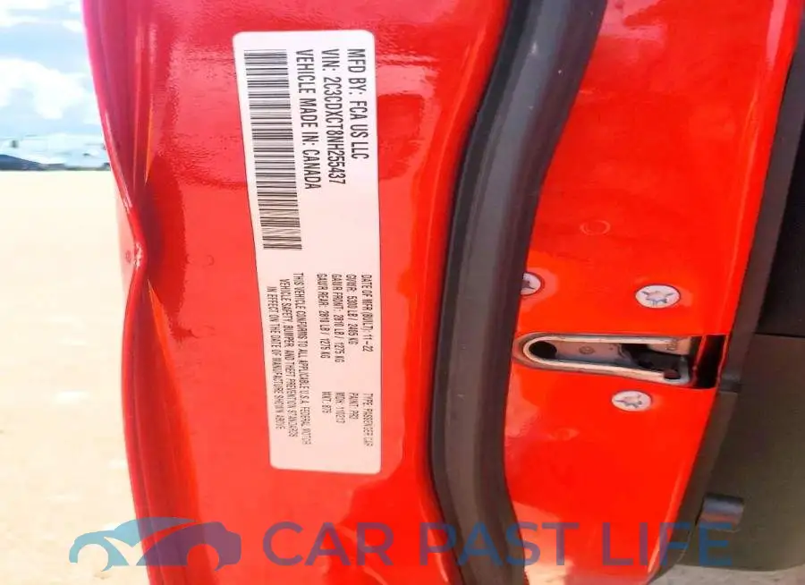 2C3CDXCT8NH255437# 12