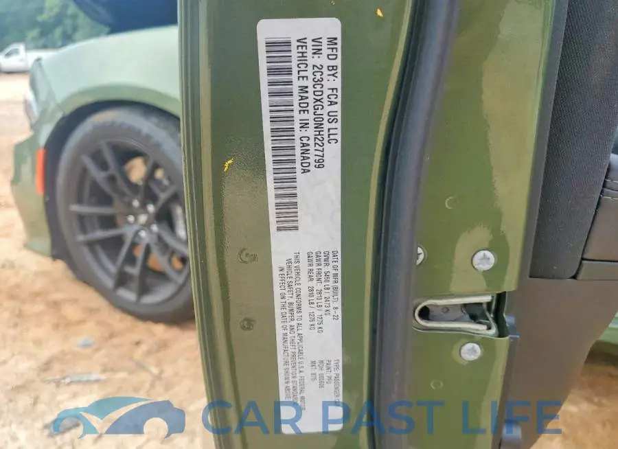2C3CDXGJ0NH227799# 12