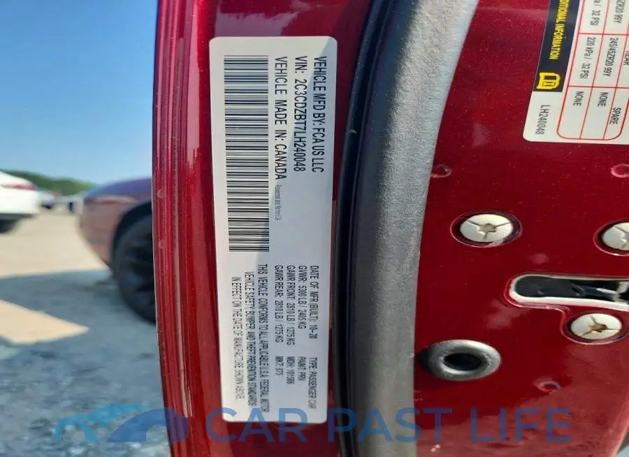 2C3CDZBT7LH240048# 12
