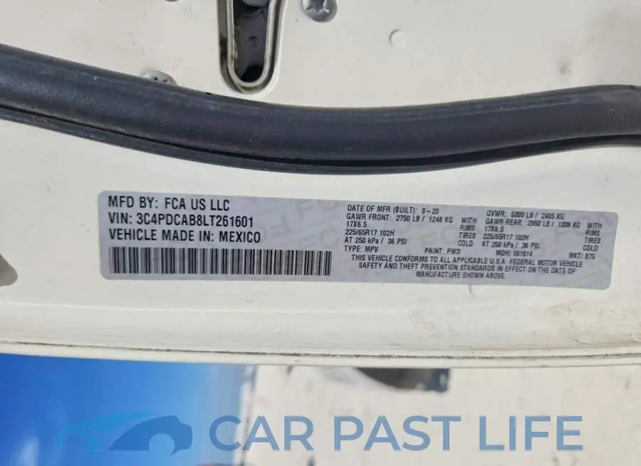 3C4PDCAB8LT261601# 12