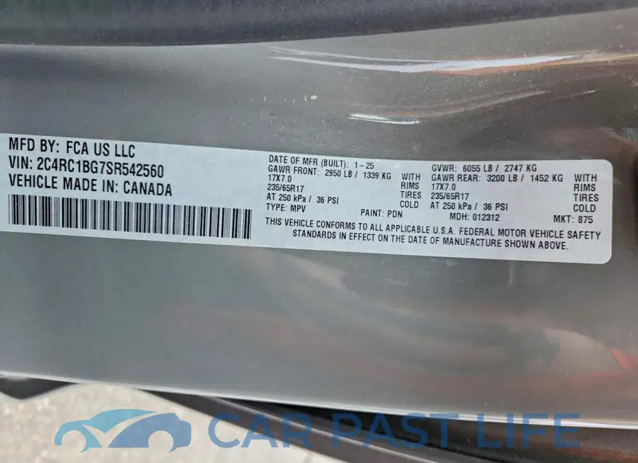 2C4RC1BG7SR542560# 13