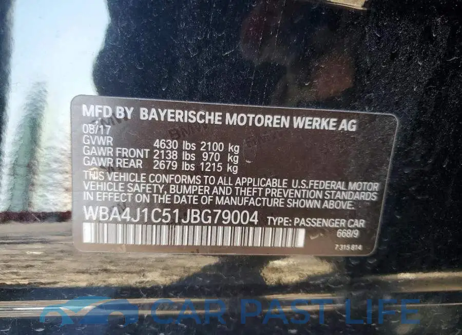 WBA4J1C51JBG79004# 13