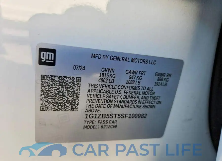 1G1ZB5ST5SF100982# 12