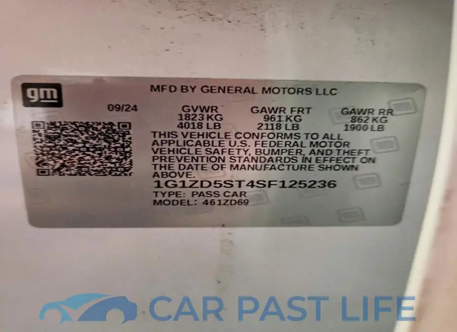 1G1ZD5ST4SF125236# 12